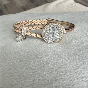 Elegant Crystal-Embellished Bracelet